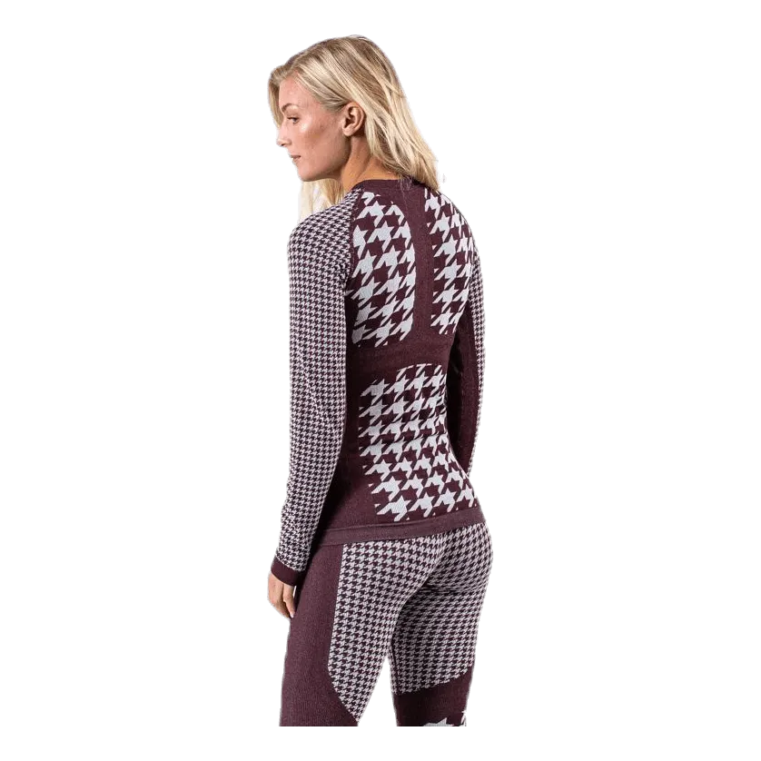Agnes Top Purple/Brown
