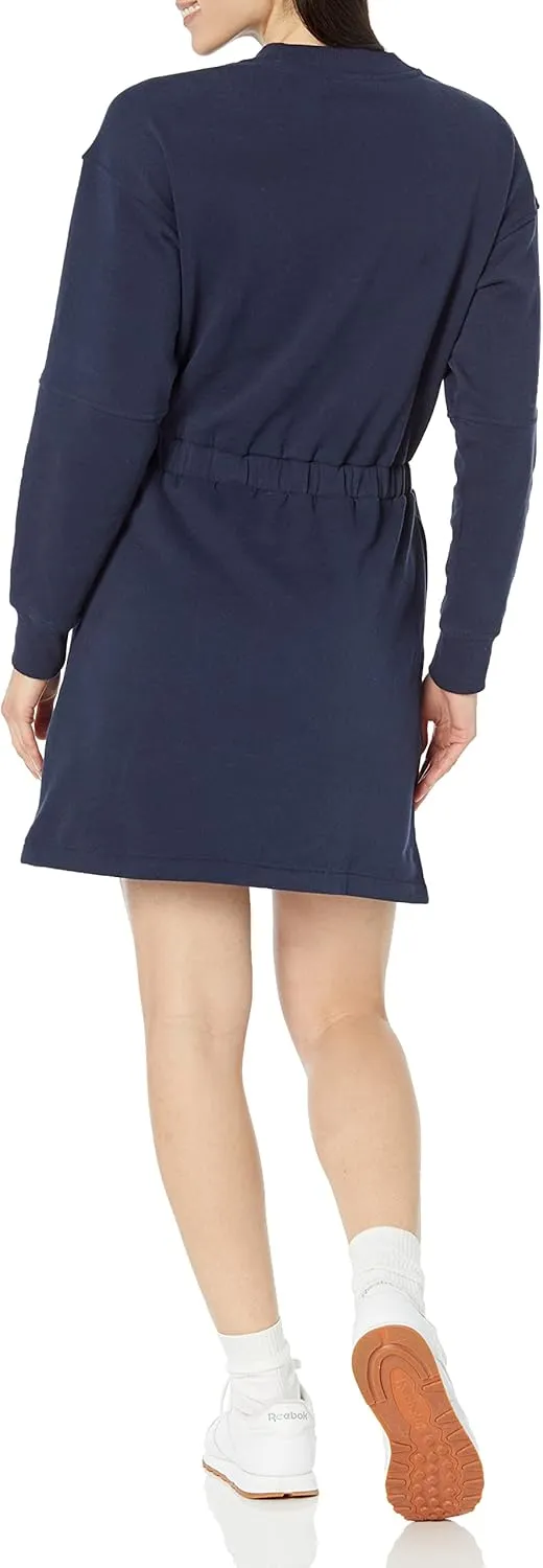 Amazon Essentials Women's Waisted Sweatshirt Dress (Available in Plus Size)