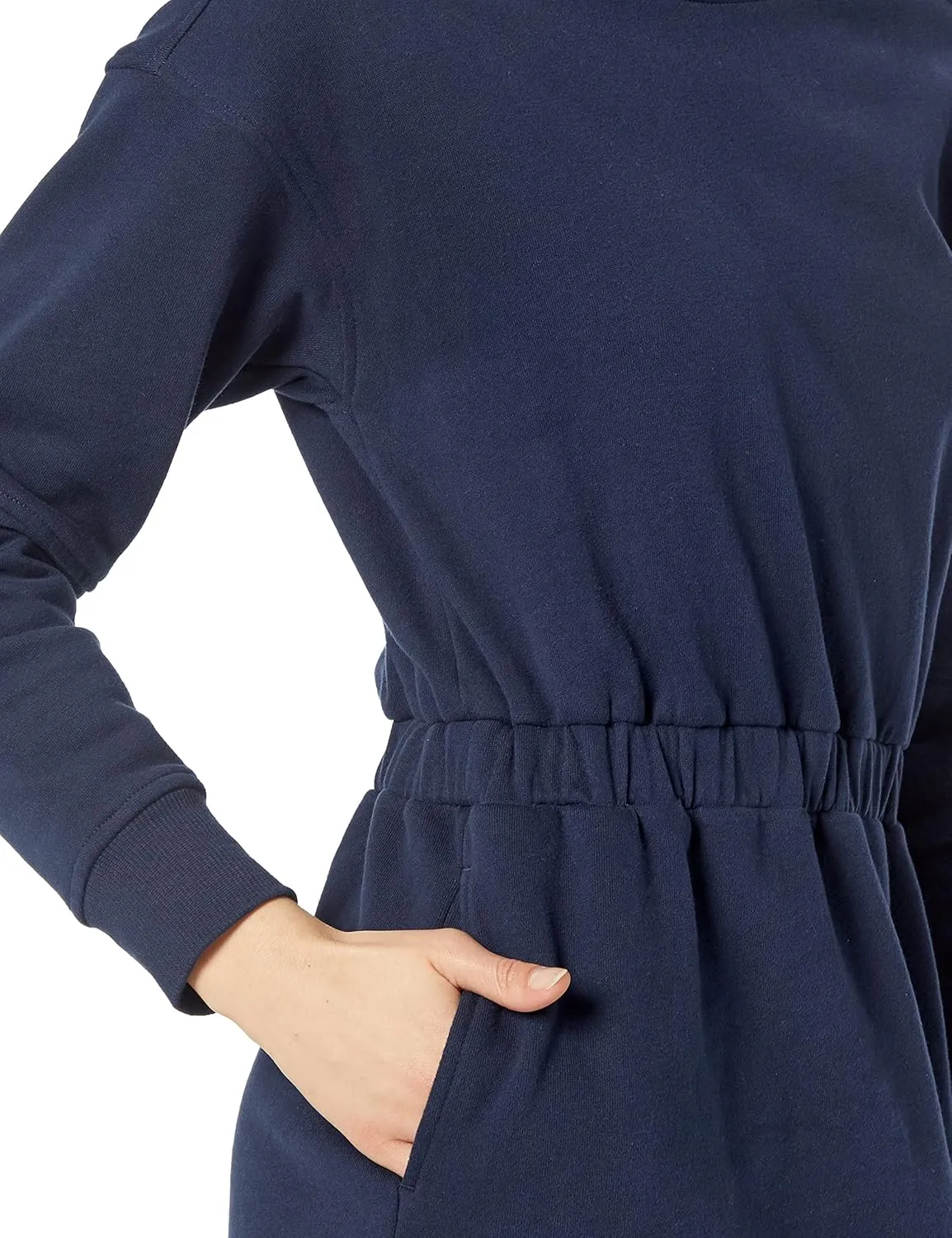 Amazon Essentials Women's Waisted Sweatshirt Dress (Available in Plus Size)