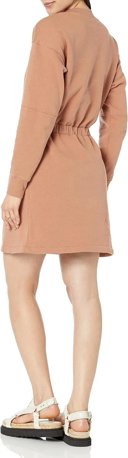 Amazon Essentials Women's Waisted Sweatshirt Dress (Available in Plus Size)