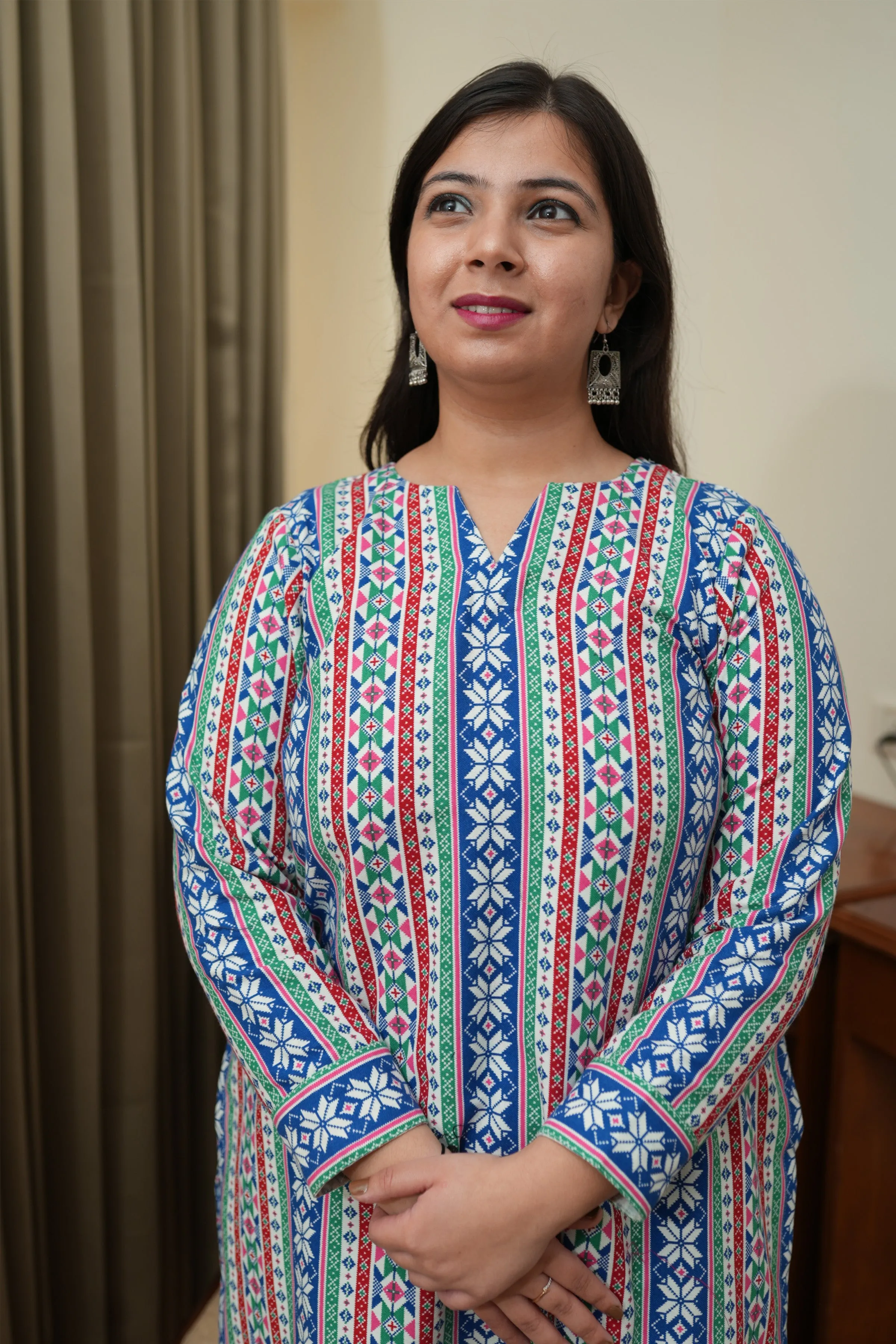 Arctic Echoes Woollen Afghani Suit