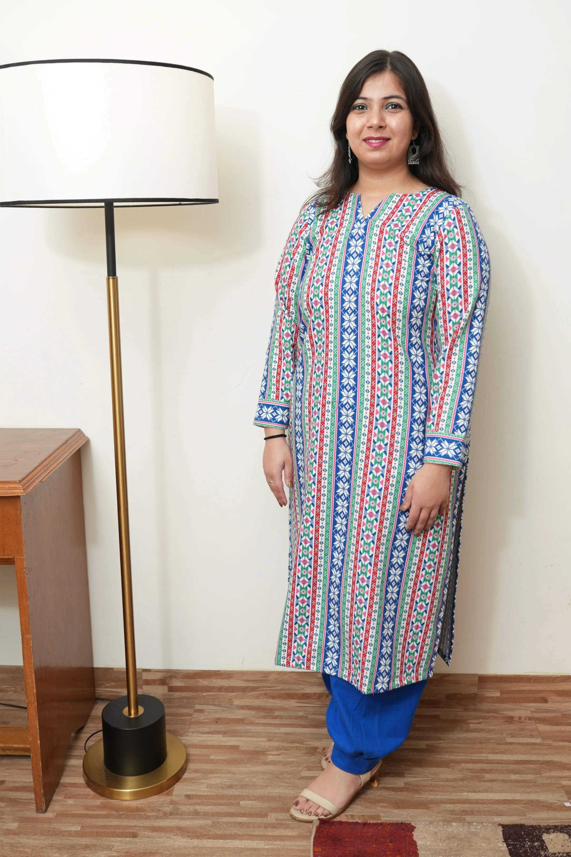 Arctic Echoes Woollen Afghani Suit