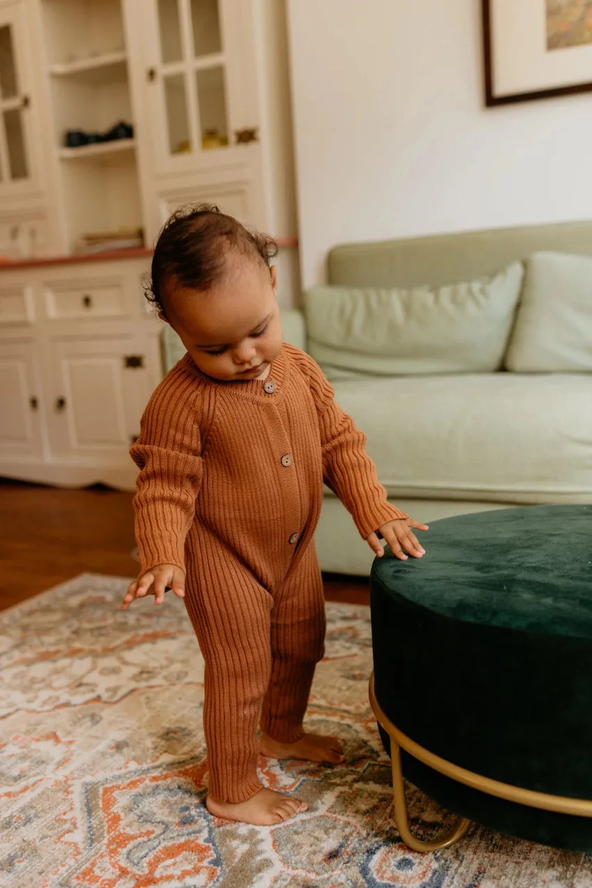 Ava Cotton Knit Onesie