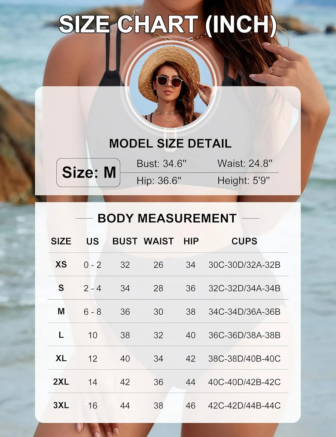 BMJL Womens High Waisted Bikini Sets Modest Tummy Control Swimsuits Cutout Crisscross Ruched Two Piece Bathing Suit