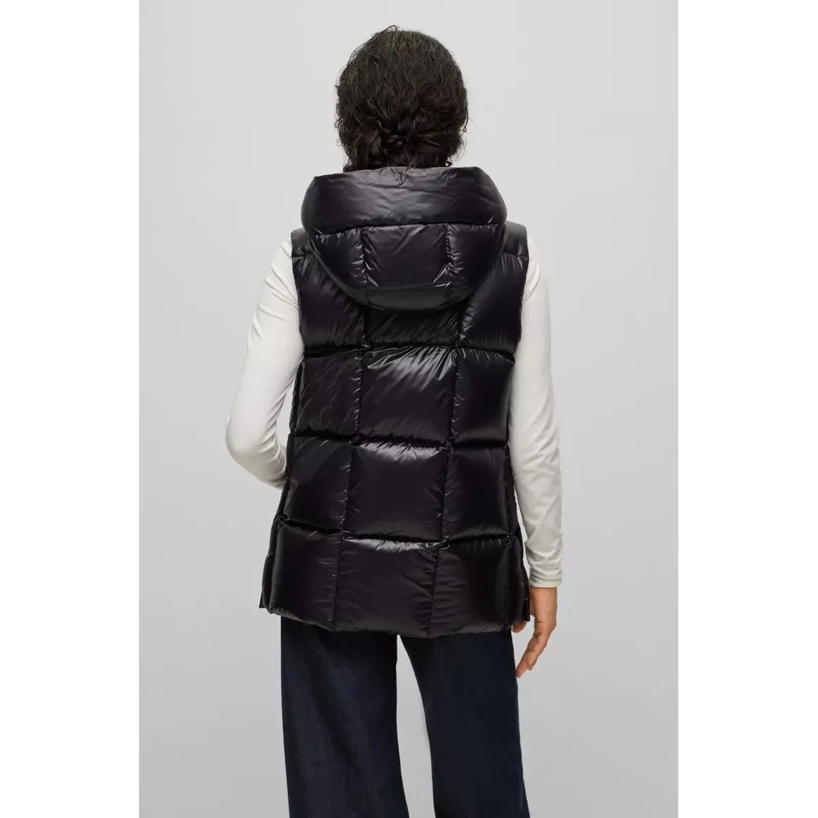 BOSS WATER-REPELLENT GILET IN A RELAXED FIT