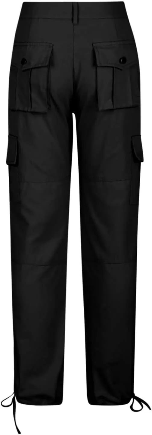 Cargo Pants for Women Mid Rise Pockets Baggy Trousers Loose Lightweight Hiking Pants Y2K Fashion Boyfriend Streetwear Pants