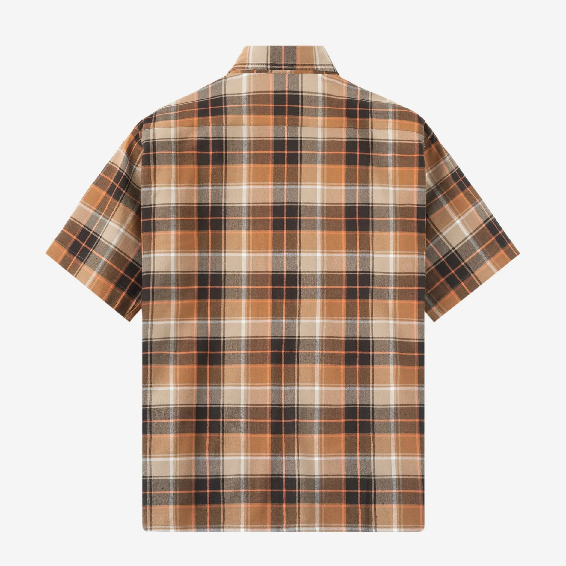College Days II Short Sleeve Flannel - Brown