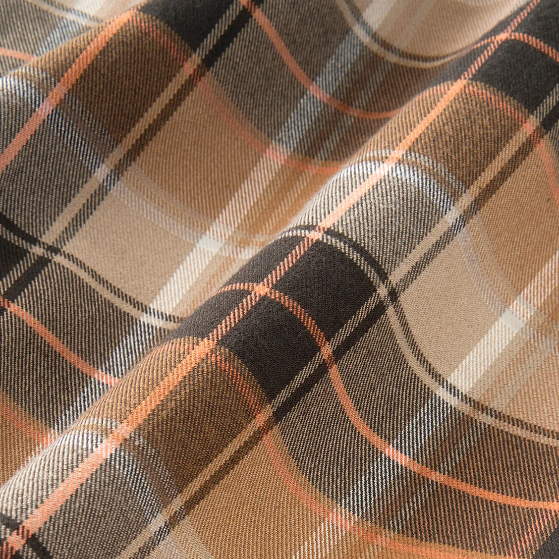 College Days II Short Sleeve Flannel - Brown