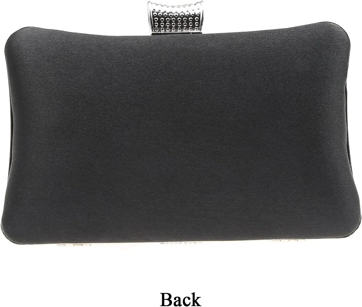 Fashion Womens Jane Satin Diamante Clutch Rhinestone Evening Bridal Prom Party Handbag Crossbody Purse Chain Bag