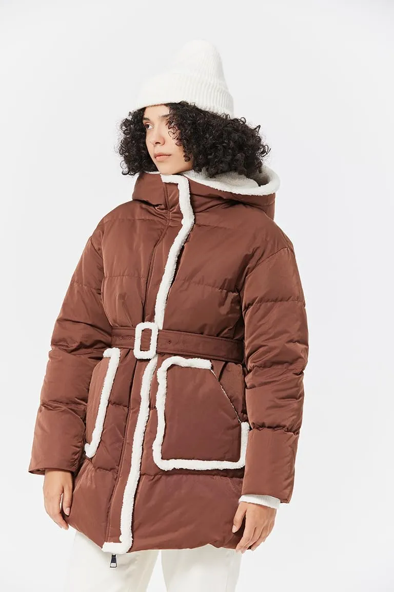 Fitouch Mary Women's Short Down Puffer Coat Jacket | Thicken | 750  Fill Power