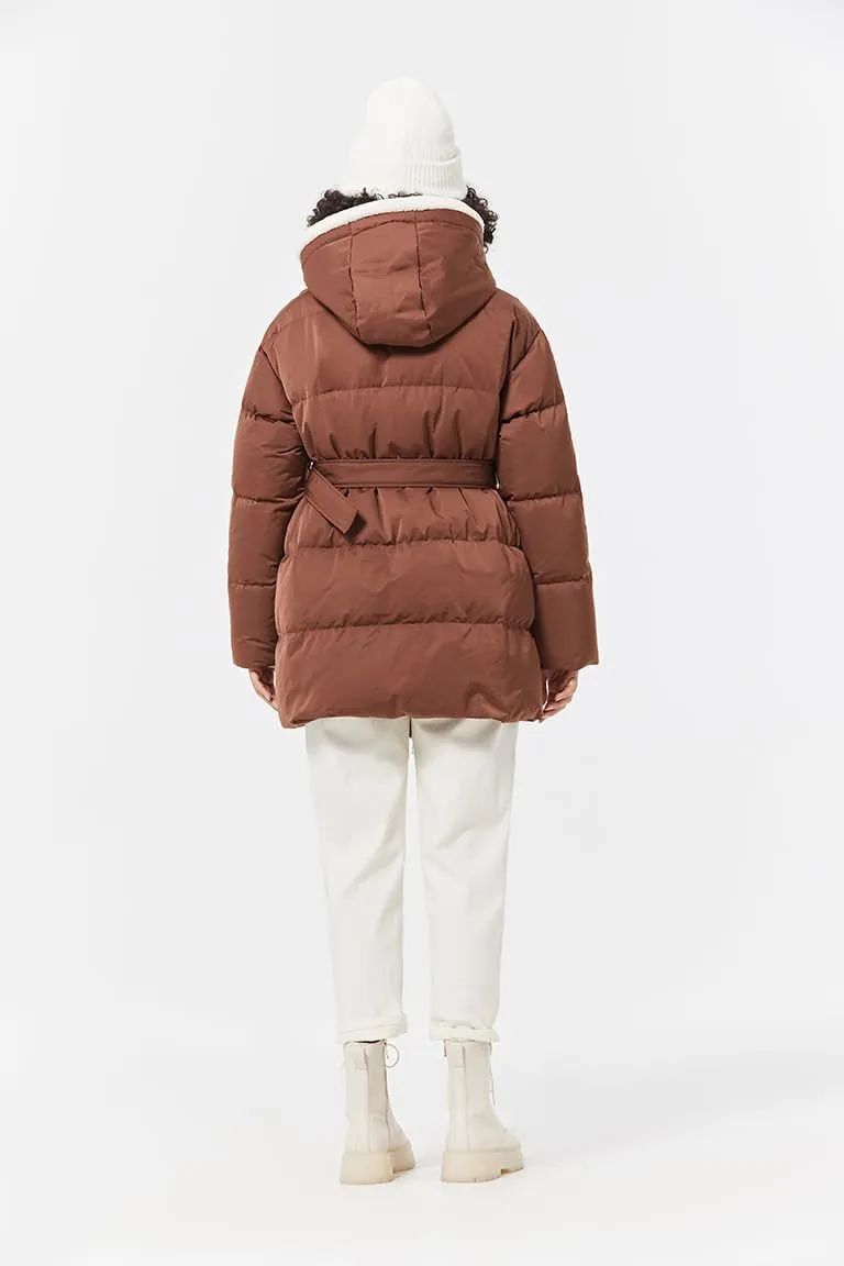 Fitouch Mary Women's Short Down Puffer Coat Jacket | Thicken | 750  Fill Power