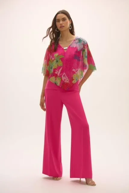 Floral Print Poncho Top