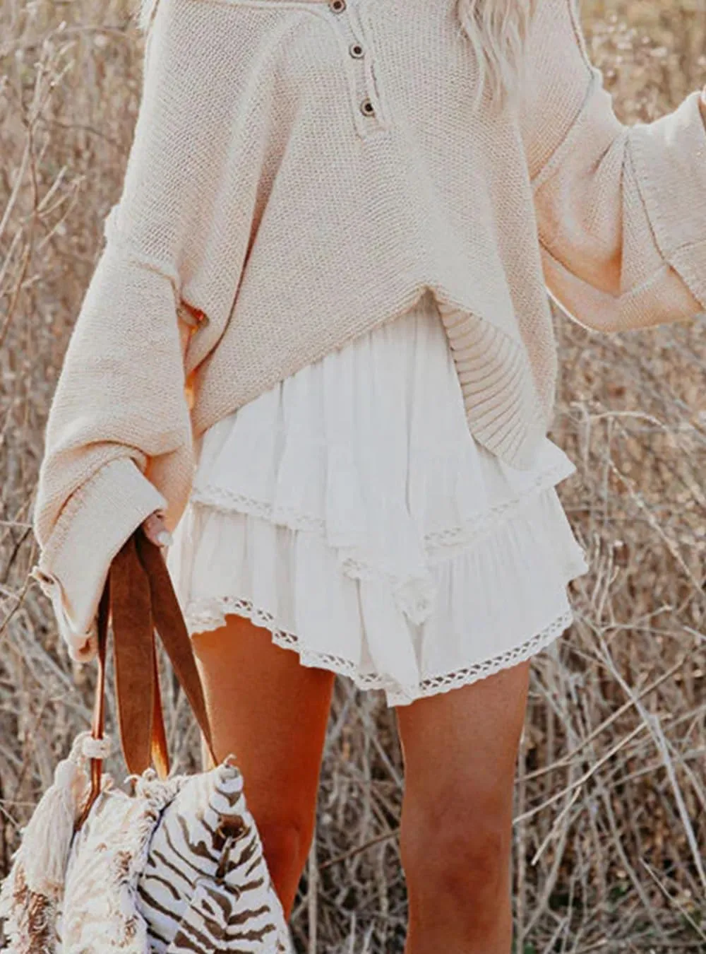 Flowy Tiered Mini Skirts for Women Trendy 2025 Summer Ruffle Y2k Skirt Casual Boho Skorts Golf Tennis Skirts