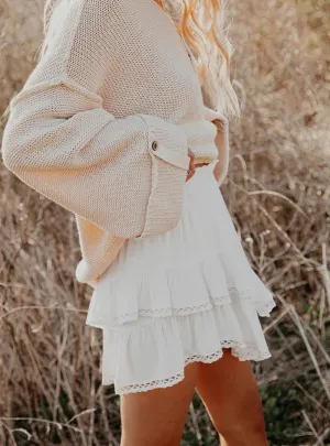 Flowy Tiered Mini Skirts for Women Trendy 2025 Summer Ruffle Y2k Skirt Casual Boho Skorts Golf Tennis Skirts