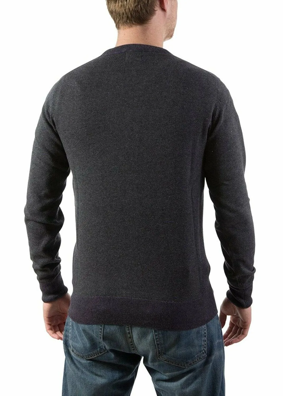 F/X Fusion Trend Men's Luxury Fitted Ribbed Crew Neck Sweater - Available in Colors - CLEARANCE - FINAL SALE