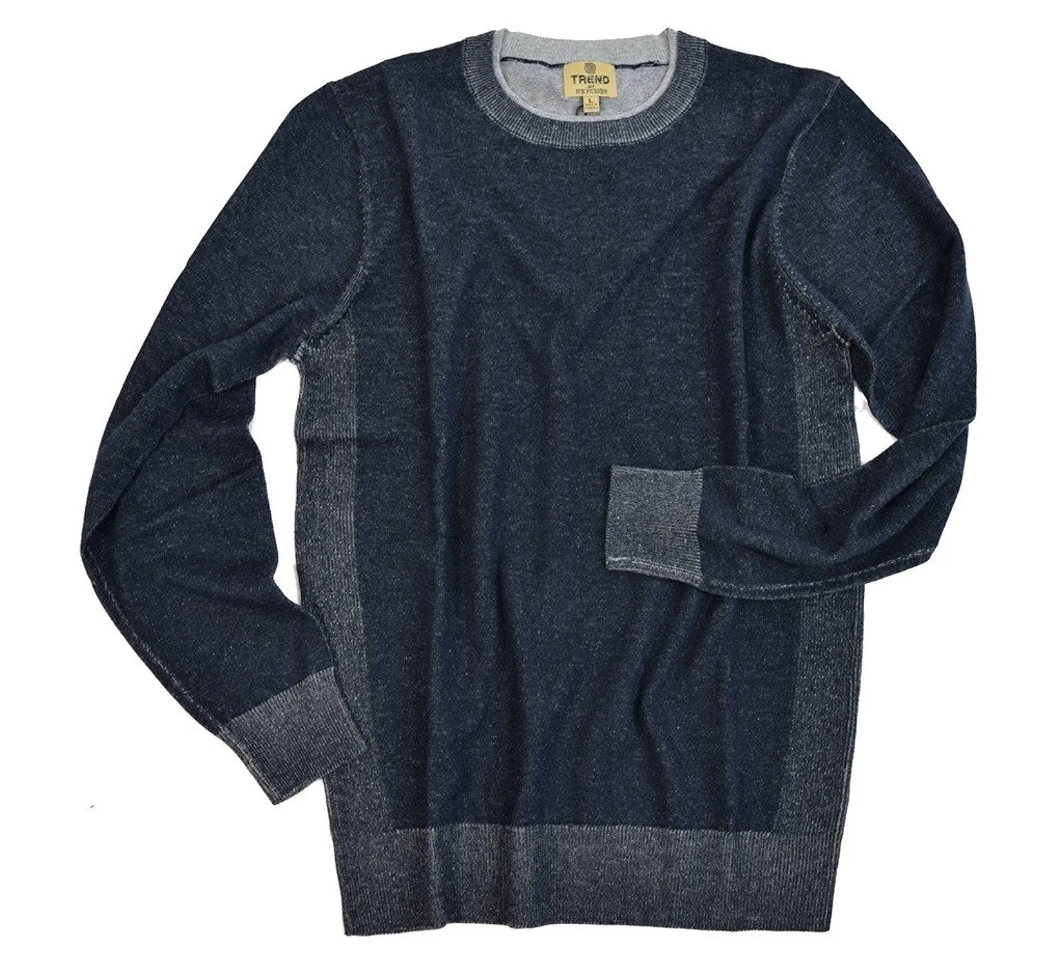 F/X Fusion Trend Men's Luxury Fitted Ribbed Crew Neck Sweater - Available in Colors - CLEARANCE - FINAL SALE