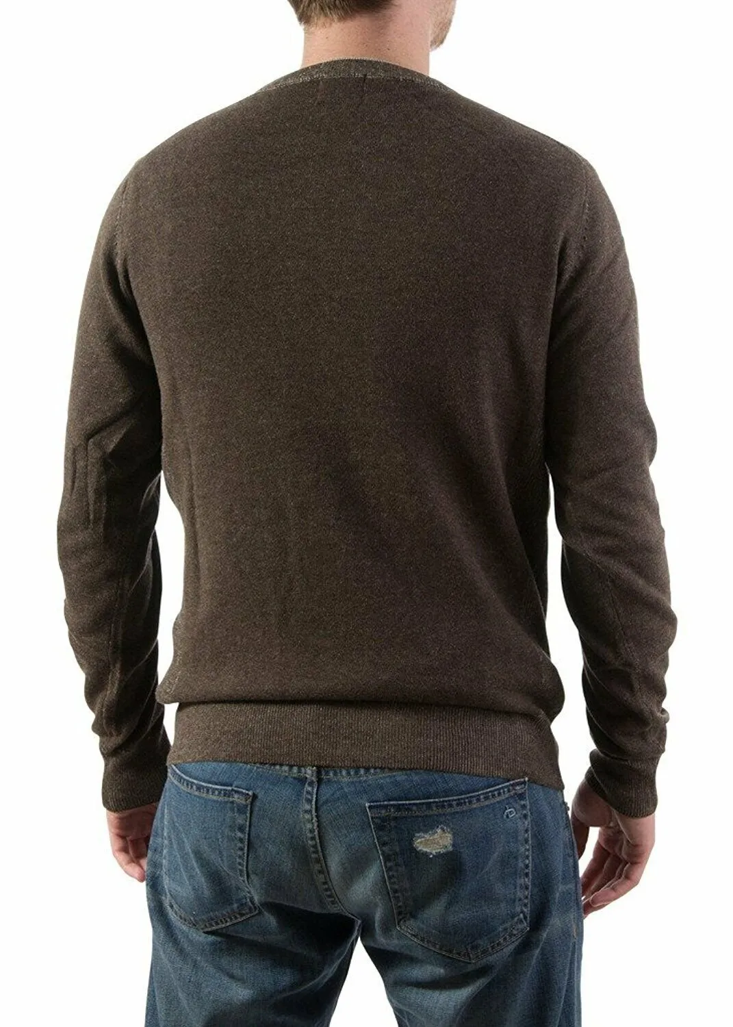 F/X Fusion Trend Men's Luxury Fitted Ribbed Crew Neck Sweater - Available in Colors - CLEARANCE - FINAL SALE