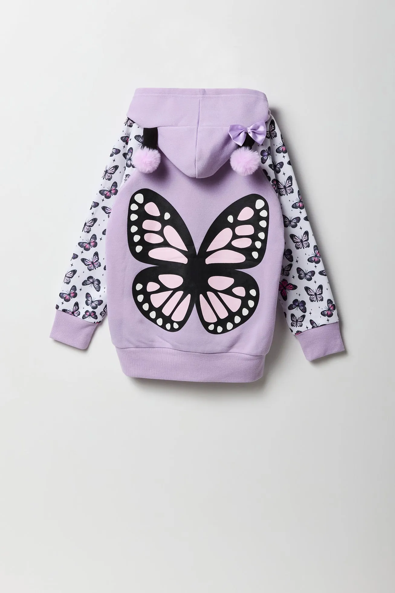 Girls Butterfly Character Hoodie