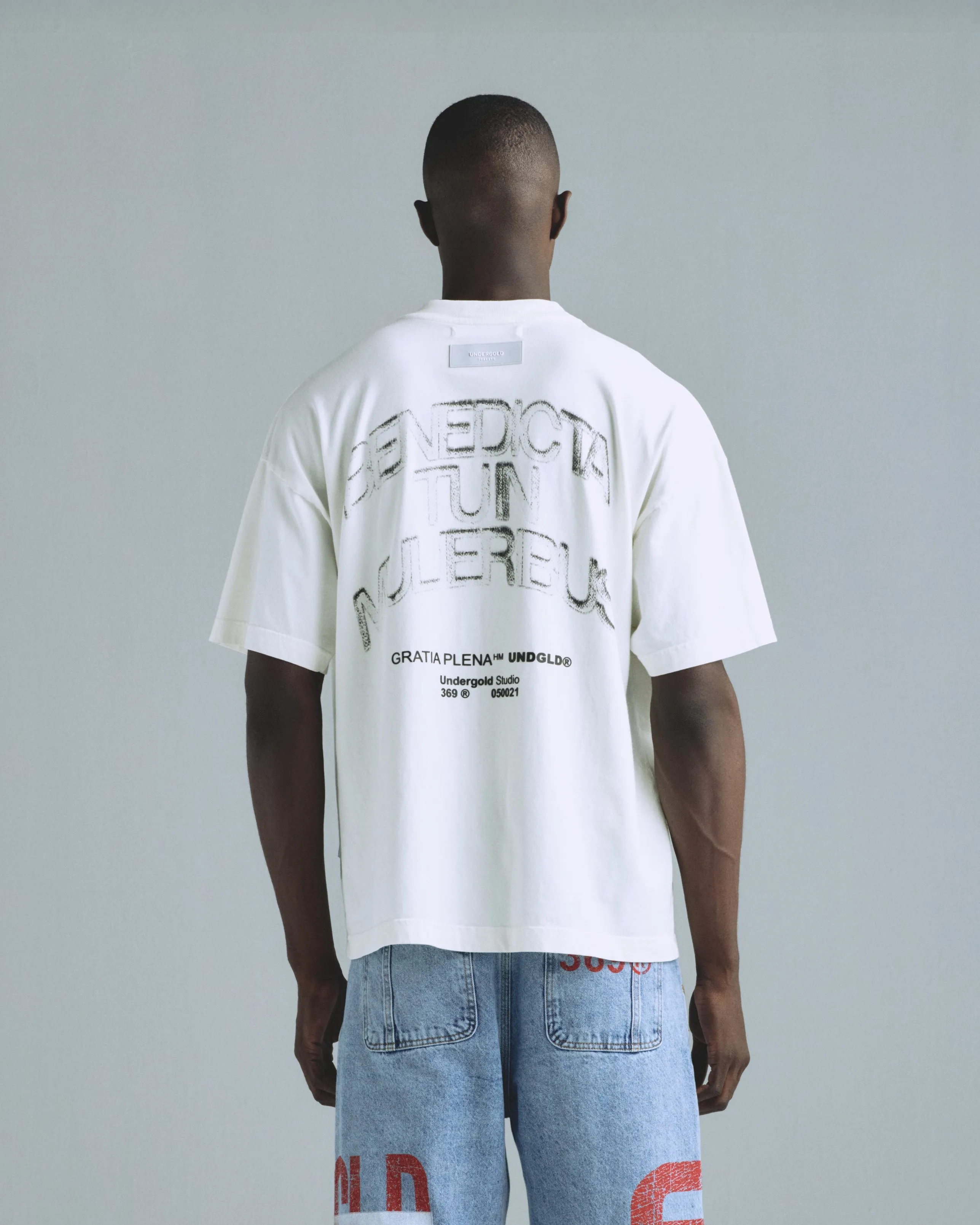 Gratia Plena Benedicta Tshirt White