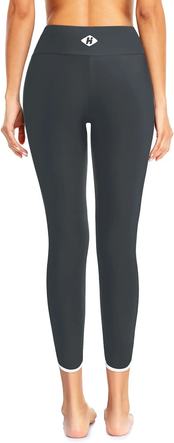 Holipick High Waisted Swim Pants for Women - Swimming Leggings Swimsuit UPF 50  Rash Guard