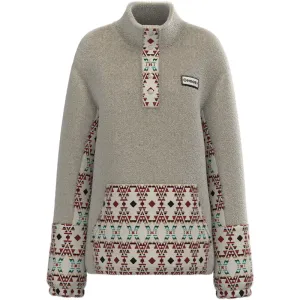 Hooey Ladies Aztec Printed & Cream Fleece Pullover HFP004CRAZ