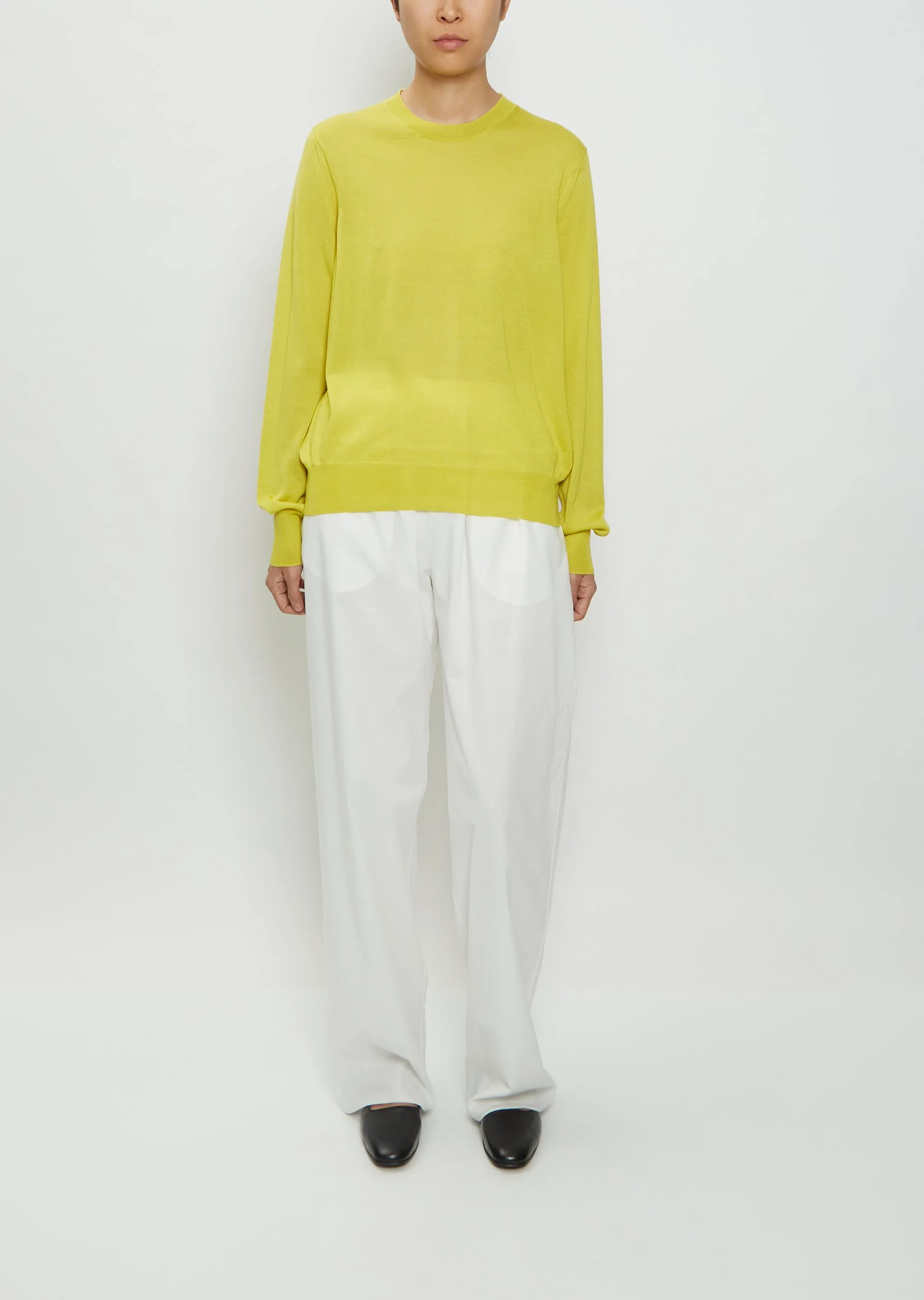 Islington Top — Chartreuse Yellow