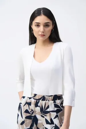 Knit Cover-Up With Pearl Ornament