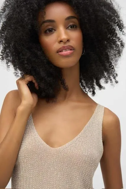 Knitted Cami With Rhinestones