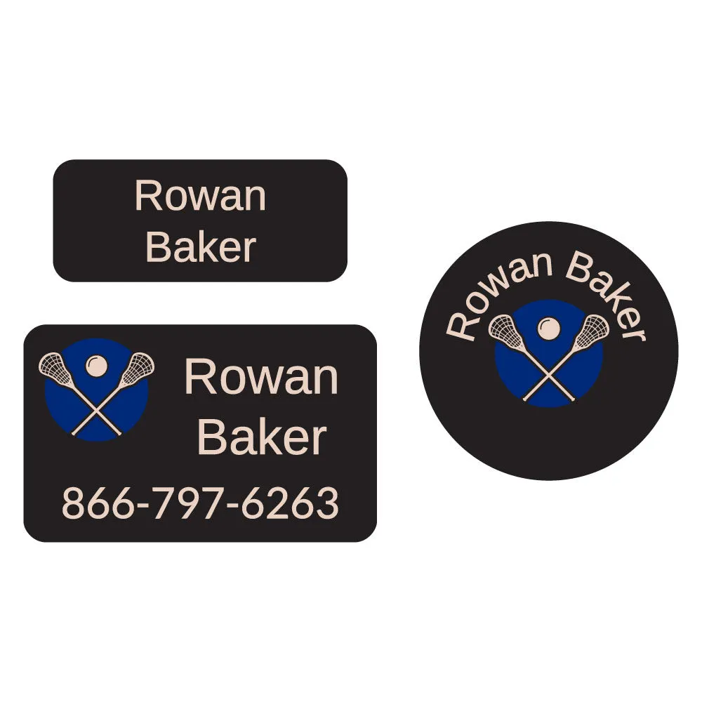 Lacrosse Clothing Labels Pack