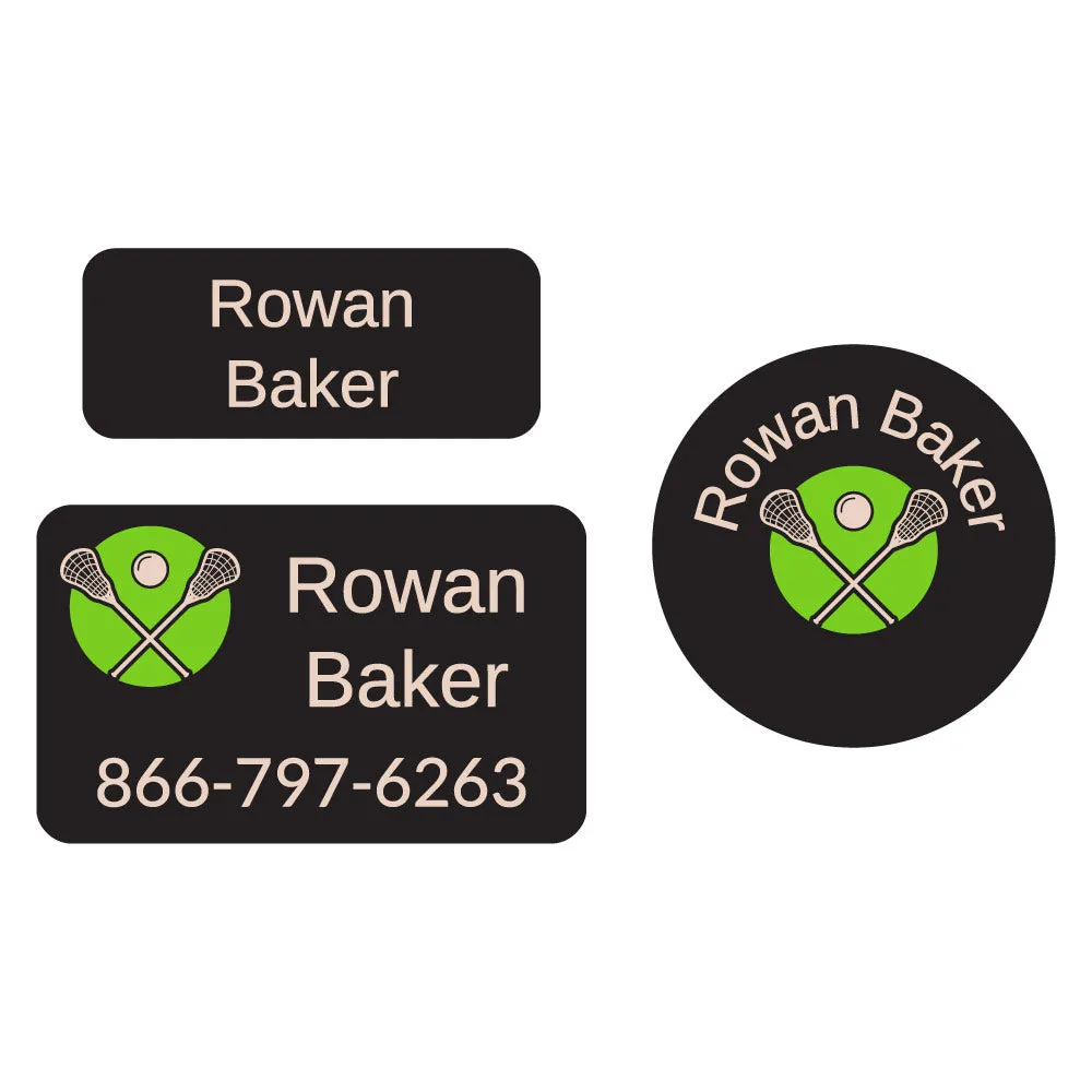 Lacrosse Clothing Labels Pack