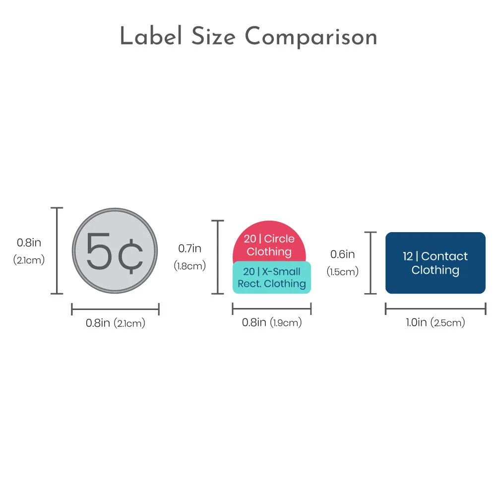 Lacrosse Clothing Labels Pack