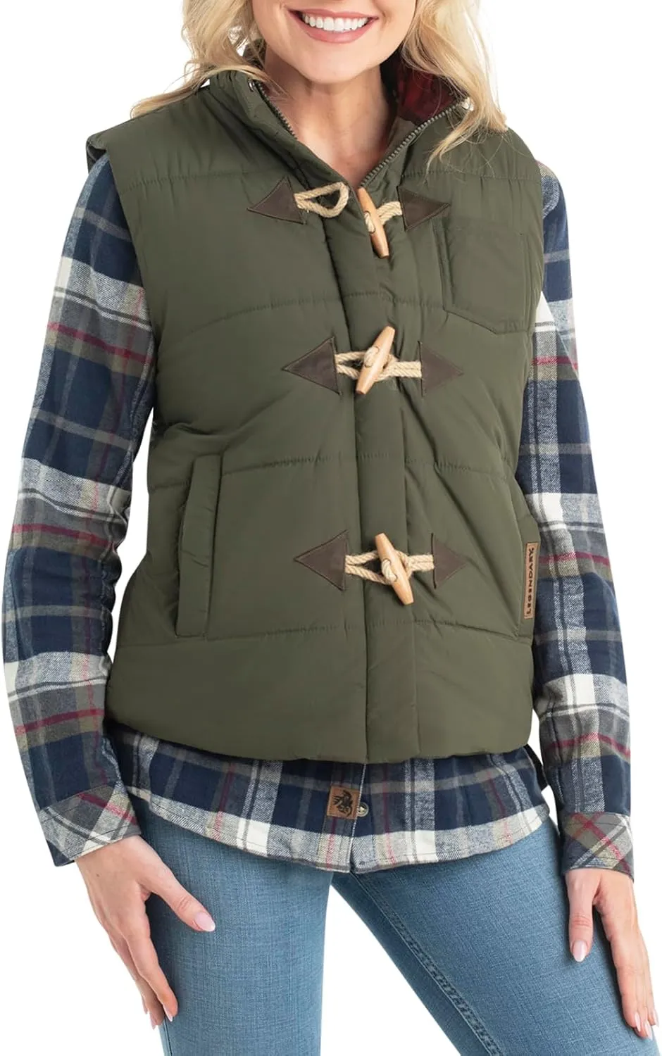 Legendary Whitetails Women's Quilted Toggle Puffer Vest