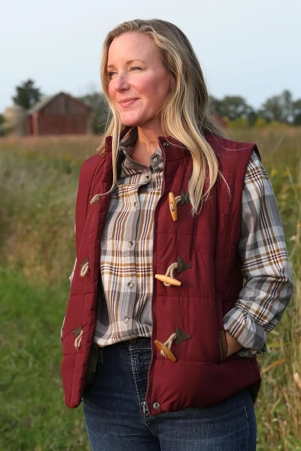 Legendary Whitetails Women's Quilted Toggle Puffer Vest