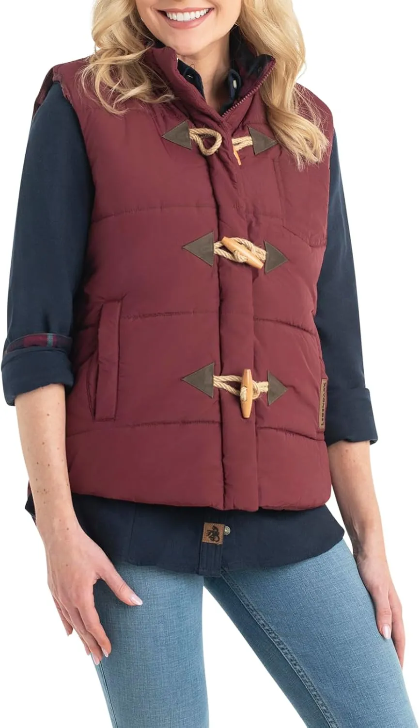 Legendary Whitetails Women's Quilted Toggle Puffer Vest