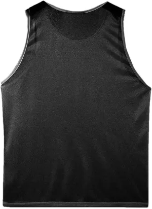 Men's Knit Transparet Tank Tops O Neck Sleeveless Mesh Solid Color Vest