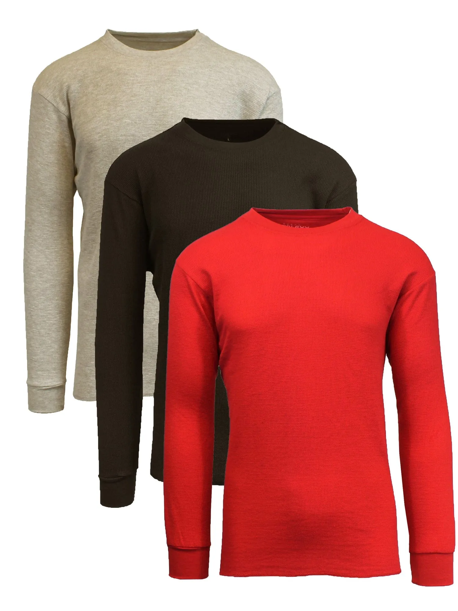 Men's Long Sleeve Thermal Shirts (3-Pack)