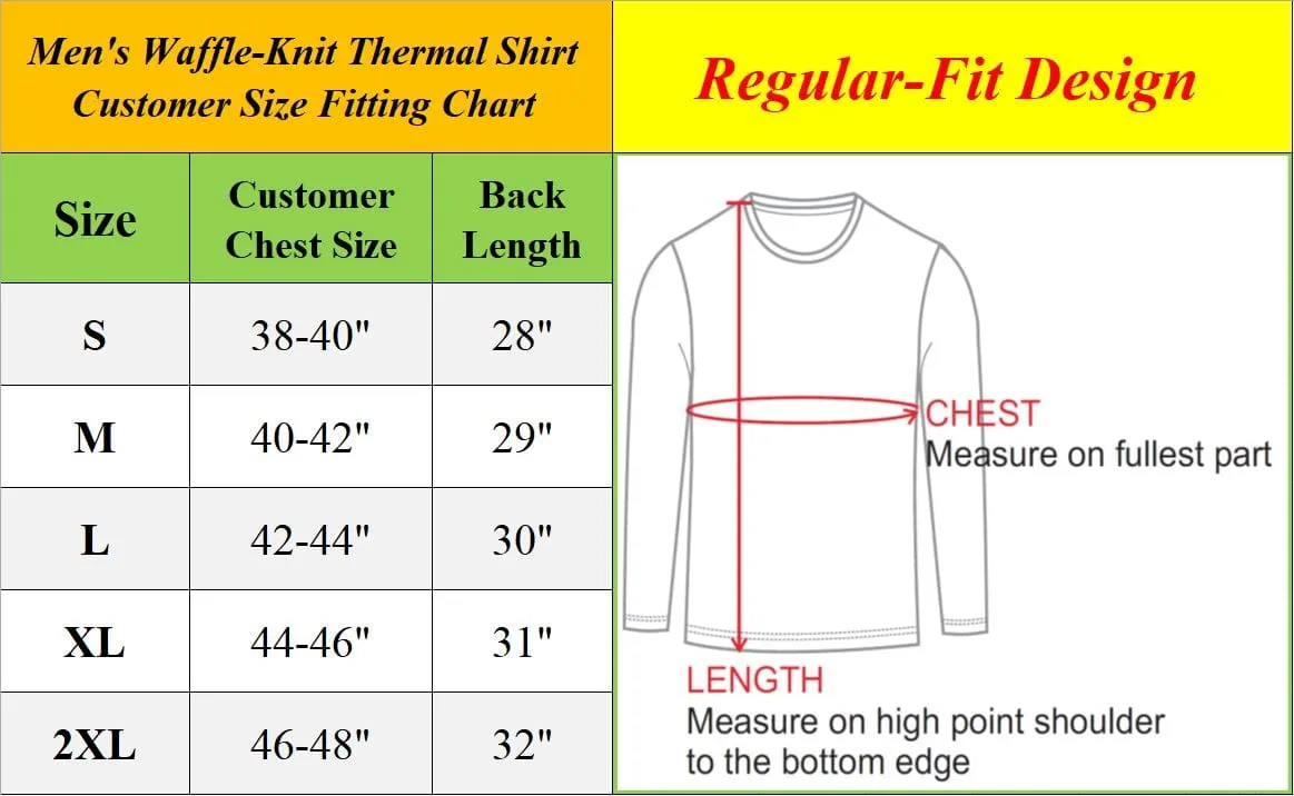 Men's Long Sleeve Thermal Shirts (3-Pack)