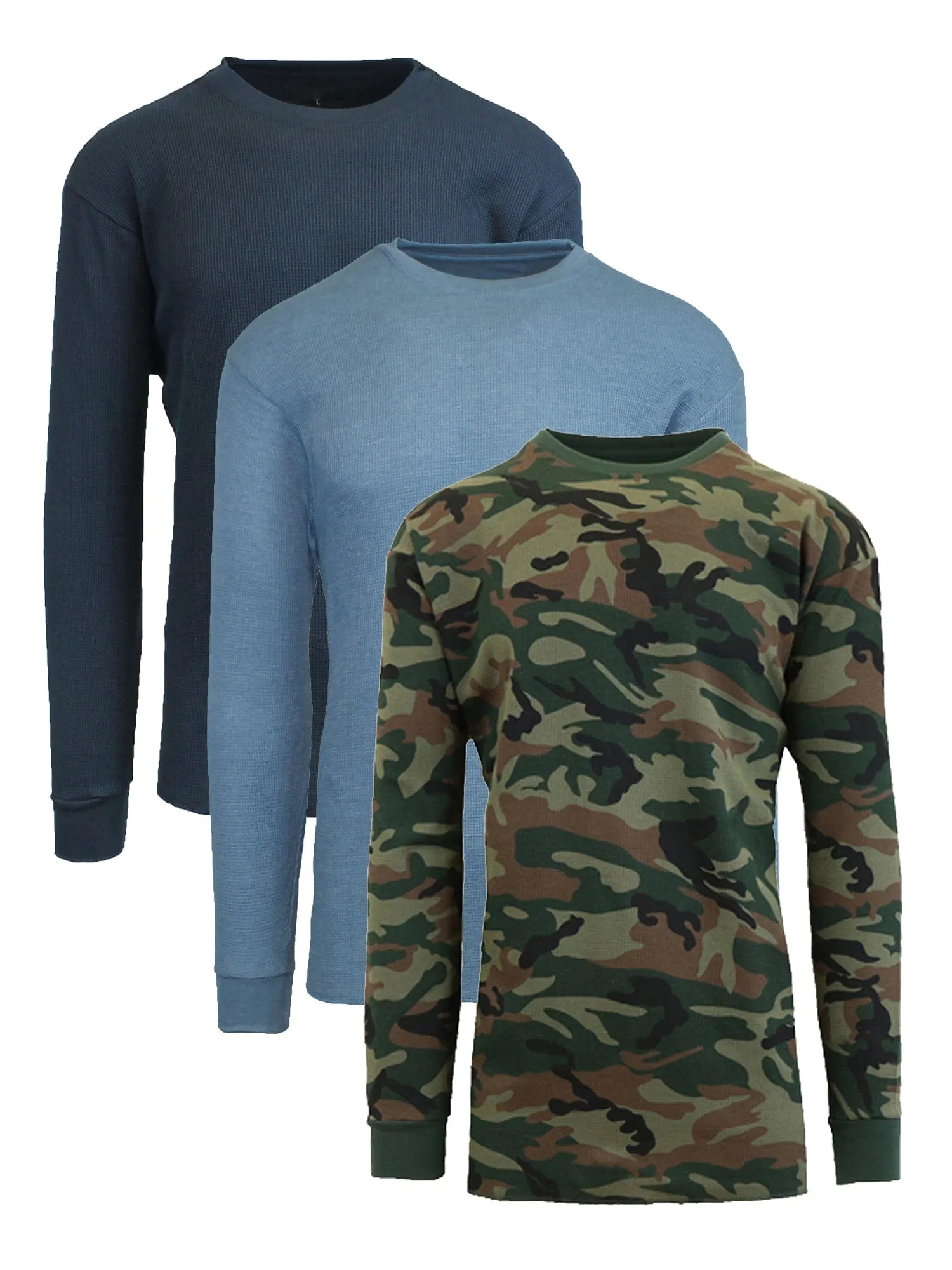 Men's Long Sleeve Thermal Shirts (3-Pack)