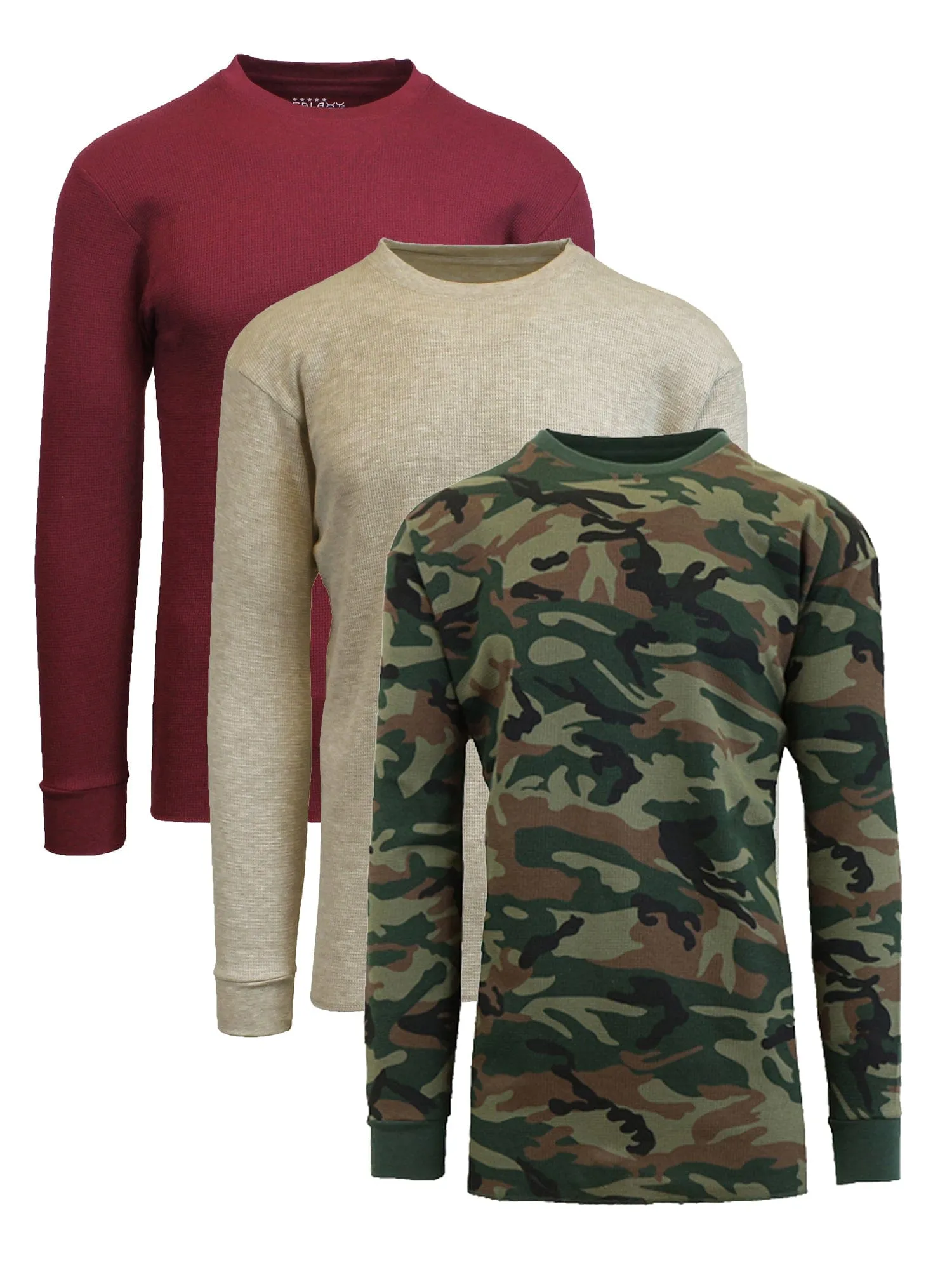 Men's Long Sleeve Thermal Shirts (3-Pack)