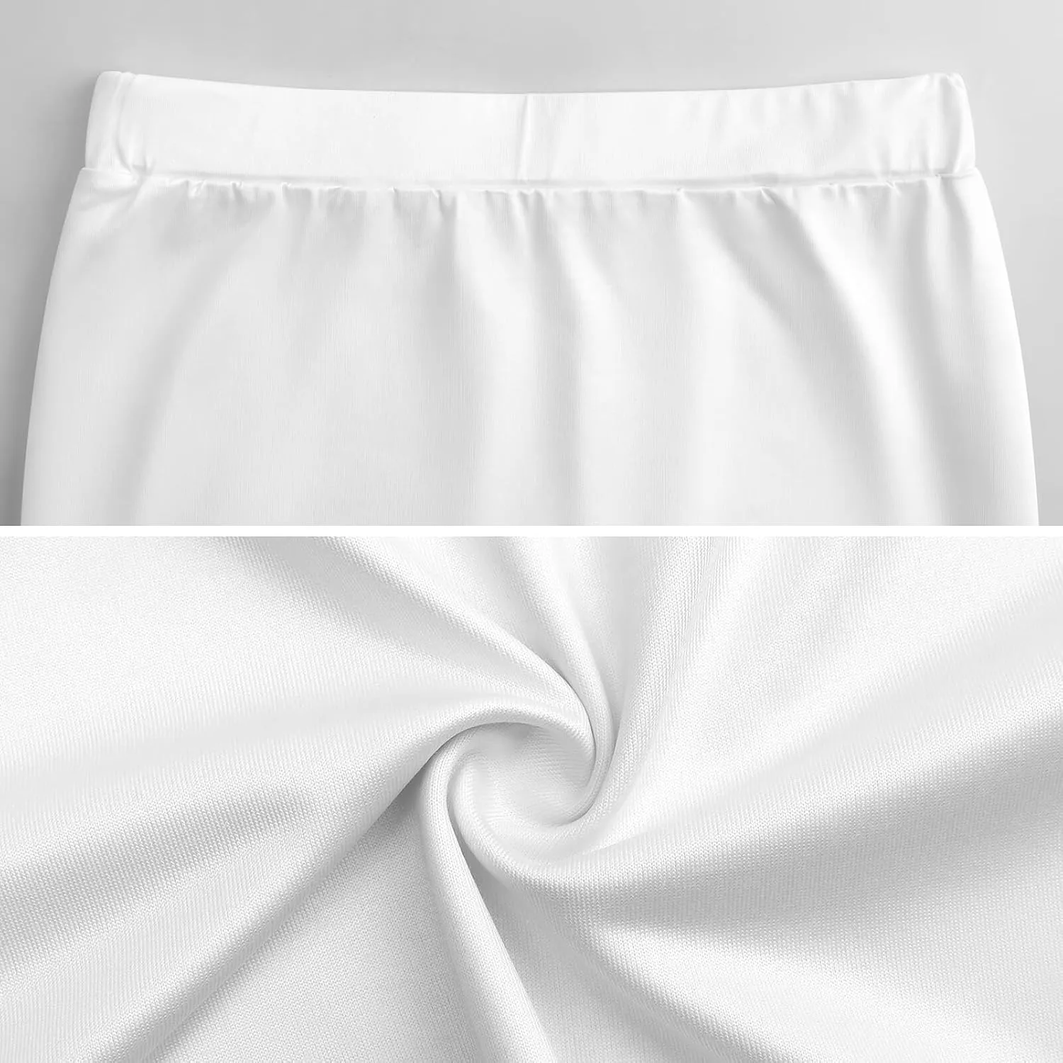 Mini Pencil Skirt for Women Basic Bodycon Skirt