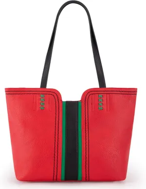 Montana West Tote Bag for Women Top Handle Satchel Purse Oversized Shoulder Handbag Hobo Bags Christmas Gift Red MWC-118CRD/BK