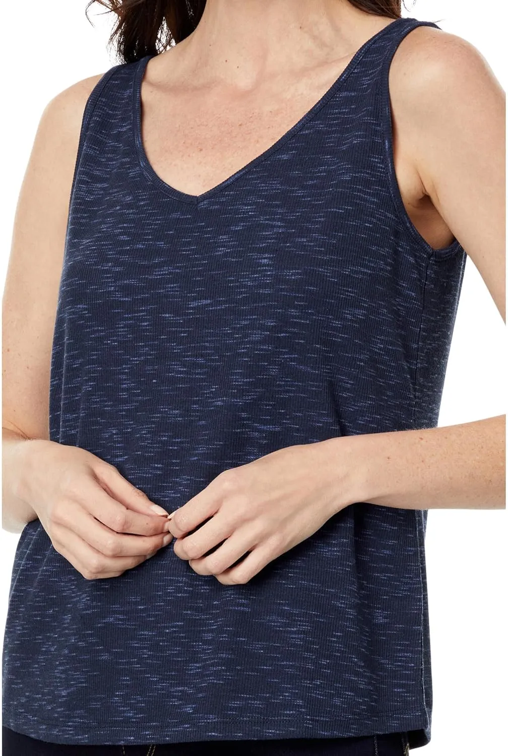 NIC ZOE Women's Drapey Rib Tank