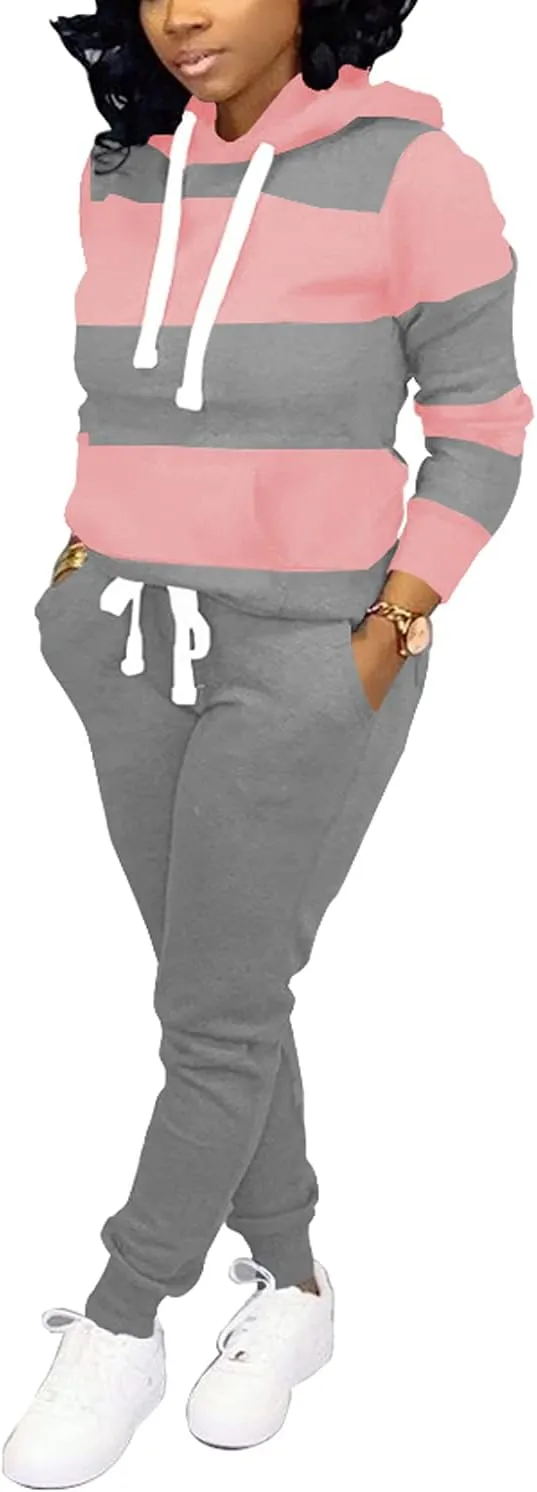 Nimsruc Two Piece Outfits For Women Jogging Suits Casual