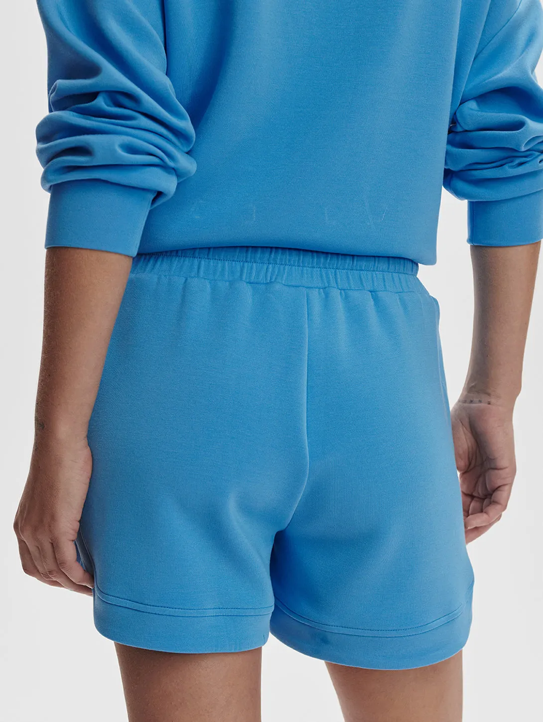 Ollie High Rise Short - Azure Blue