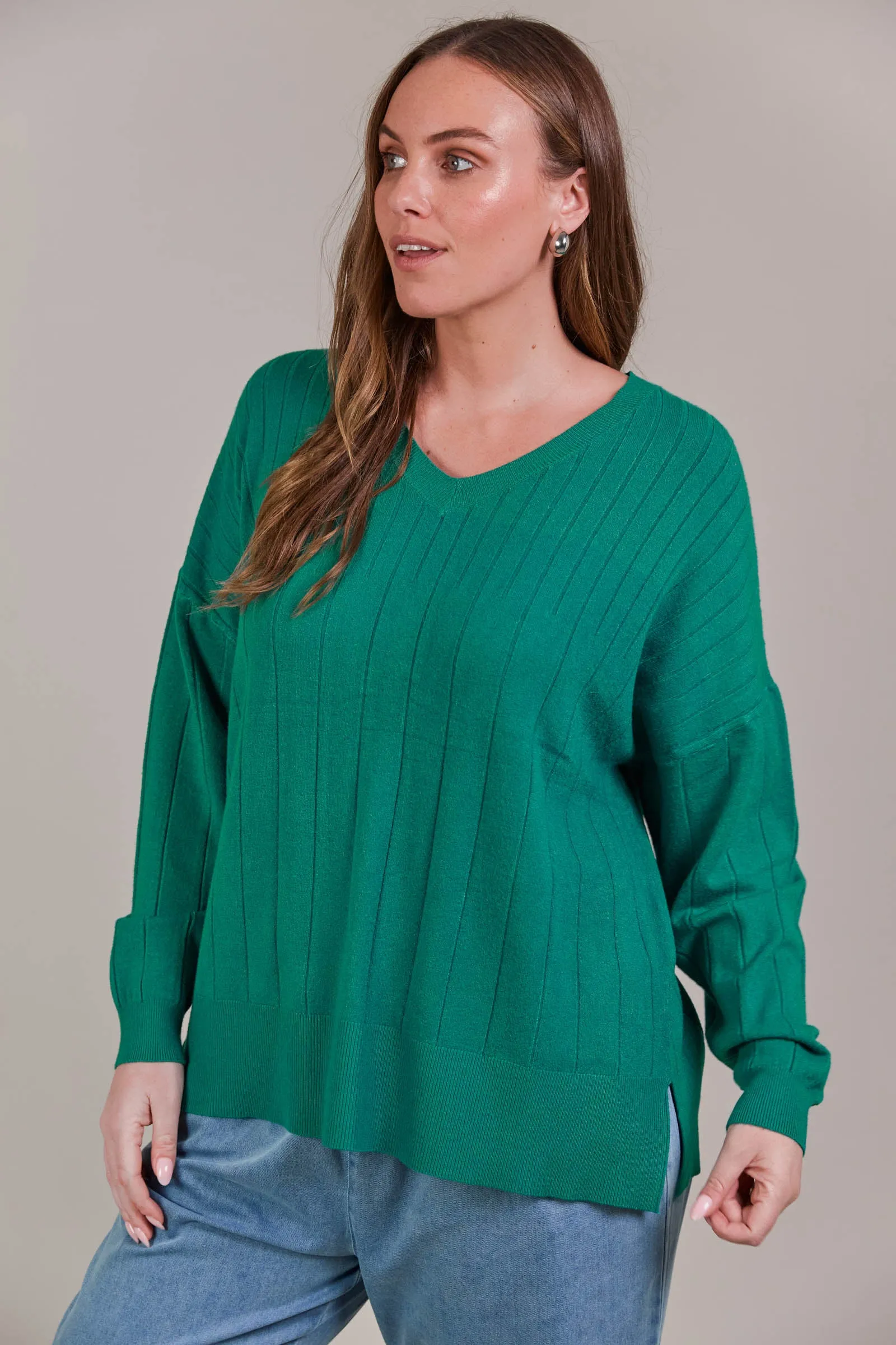 Palmer Relaxed Knit - Teal