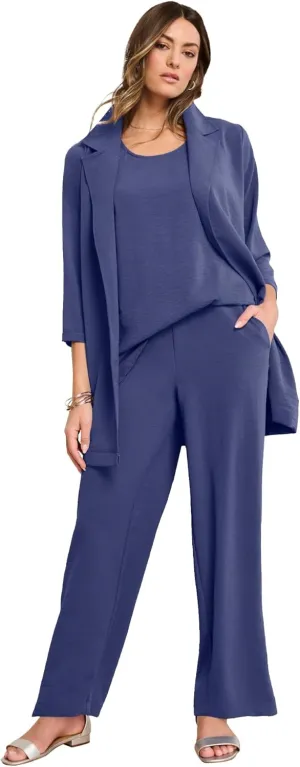 Roaman's Women's Plus Size Open Front Blazer