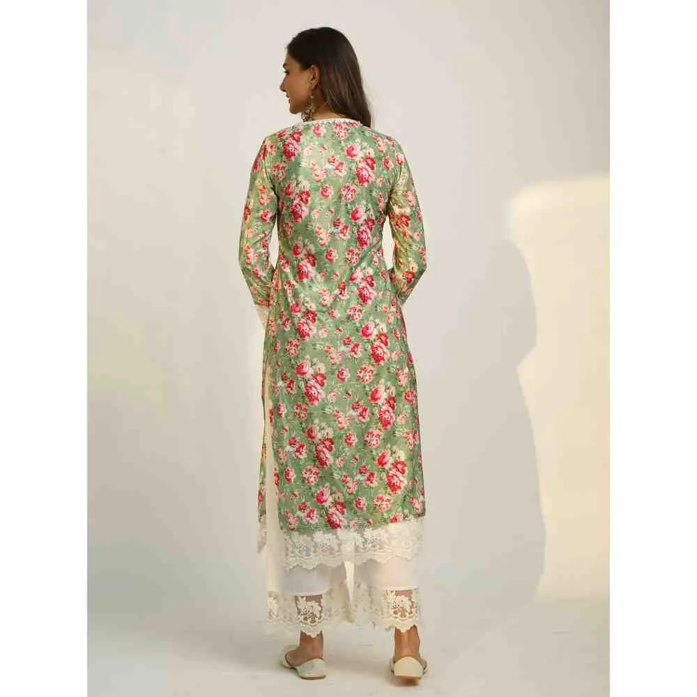 Roze Hayat Velvet (Set Of 2)