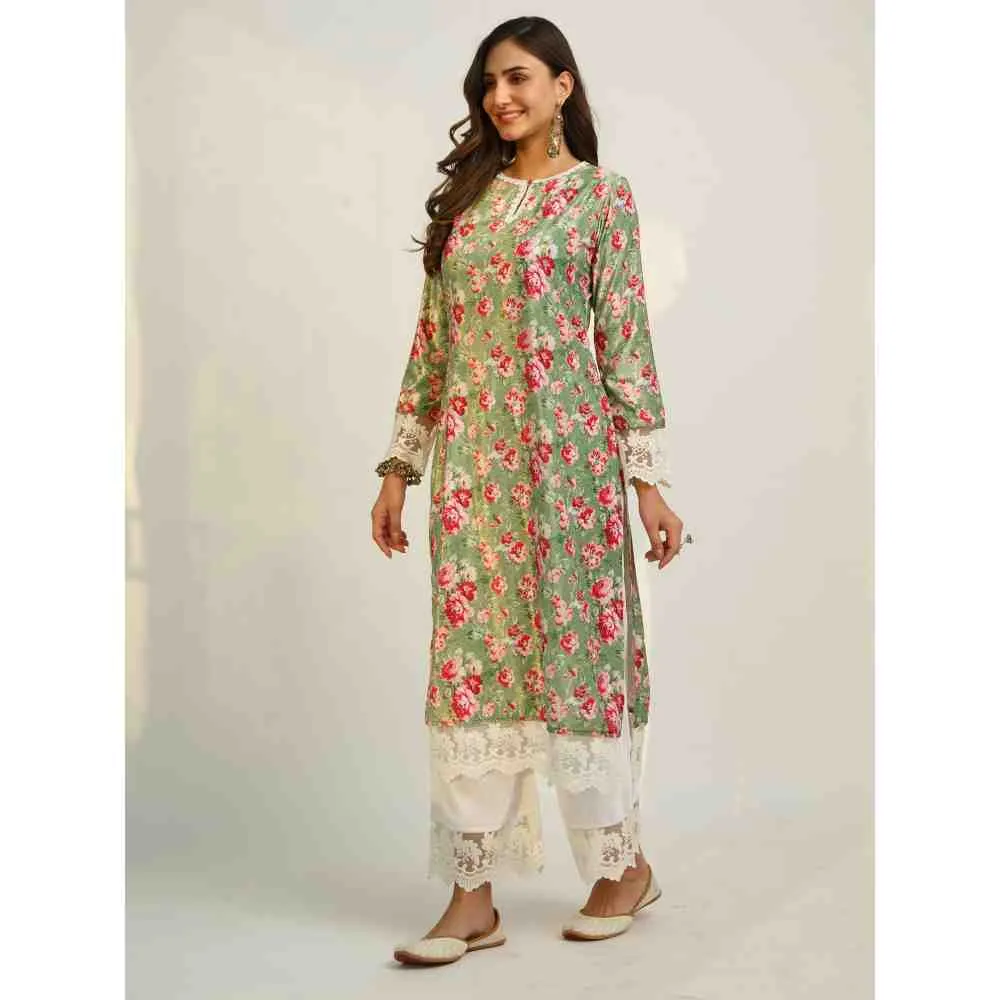 Roze Hayat Velvet (Set Of 2)