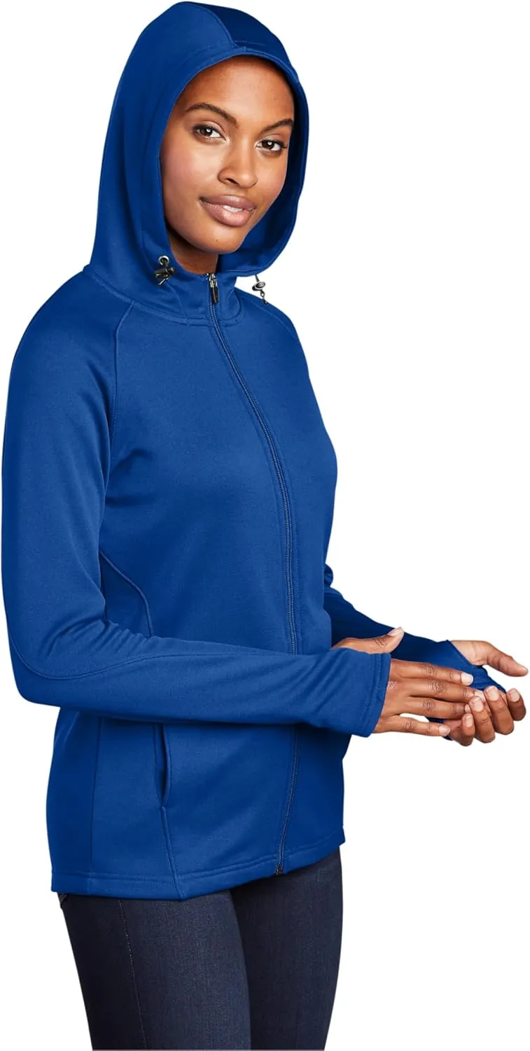 Sport-Tek Ladies Tech Fleece Full-Zip Hooded Jacket. L248