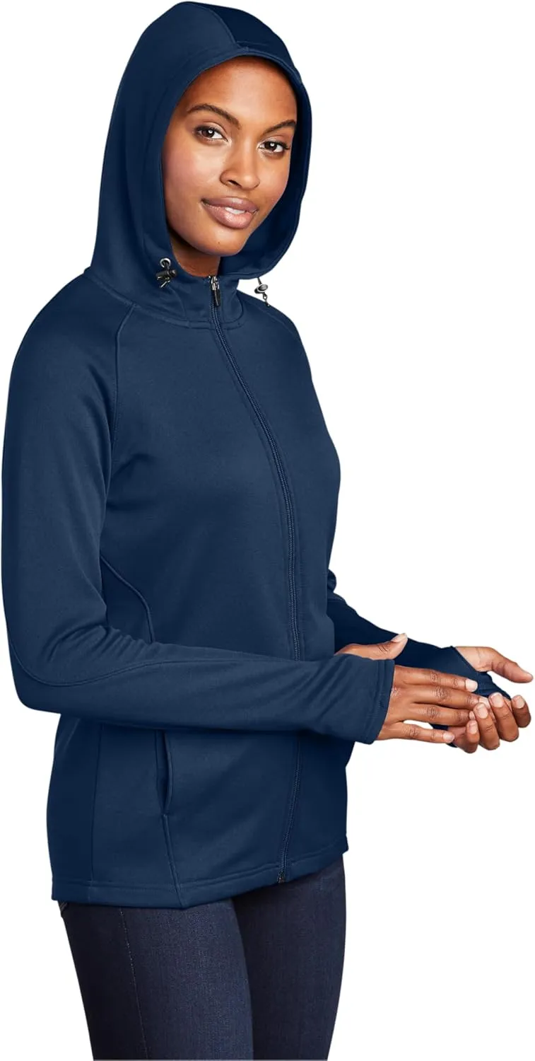 Sport-Tek Ladies Tech Fleece Full-Zip Hooded Jacket. L248